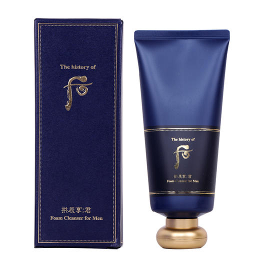 Whoo/后拱辰享男士洗面奶180ml深层清洁补水保湿收缩毛孔 商品图0