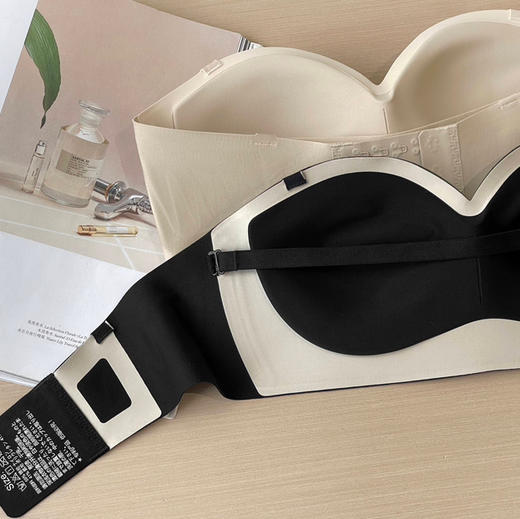 【97号款】女士防滑无肩带内衣三防两穿无痕文胸 商品图1