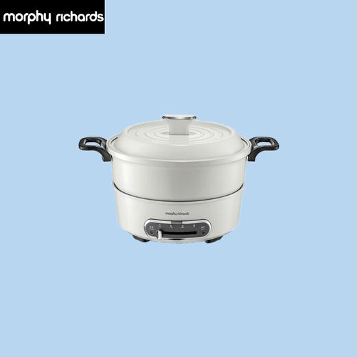 摩飞（Morphyrichards） MR908 电火锅 家用分体式电煮锅 烤涮一体多功能电炒锅 电烧烤料理锅 3L电热火锅 商品图2