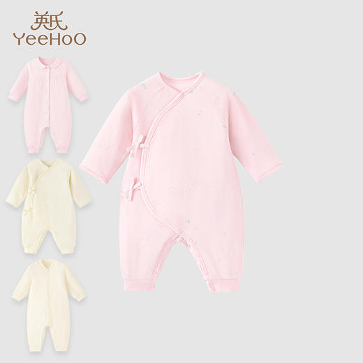 英氏婴儿连体衣男女宝宝爬服秋冬保暖2023新款包屁衣YLHAJ3P049A YLHAJ3P050A YLAAJ3P050A YLAAJ3P051A 商品图0