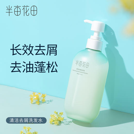 【官方直营】【老客内购专属】【入会有优惠】半亩花田清洁去屑洗发乳400g 洗发水控油蓬松改善毛躁 商品图1