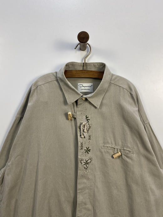 Y2K Vintage Imperial 奥地利 100% 全棉 蒂罗尔长袖衫 _DRRL(2XL) 商品图0