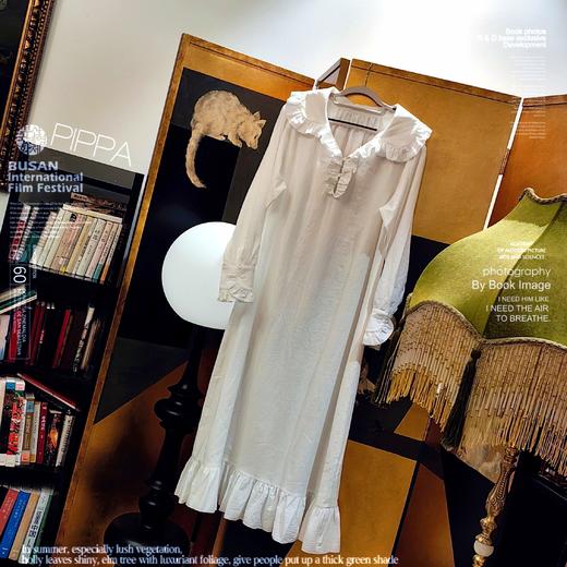 私服 家居服 睡袍 成为简奥斯汀同款 睡衣+睡裤套装/睡裙 可选 白色 商品图7