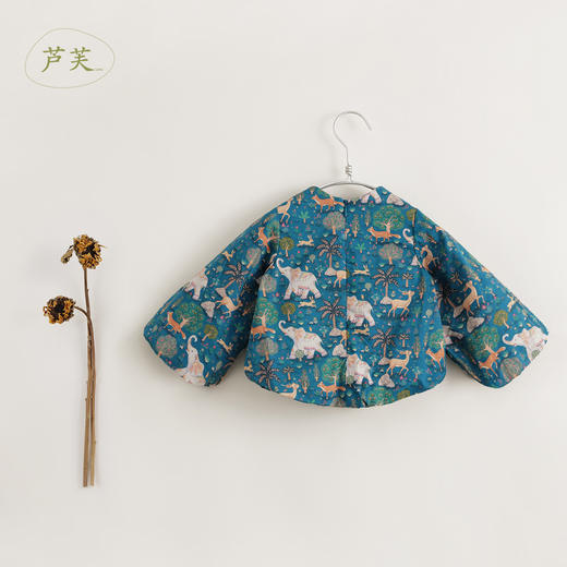 【马克珍妮 芦芙】秋装新款 动物涂鸦纯棉宽松衬衫 231599 商品图2