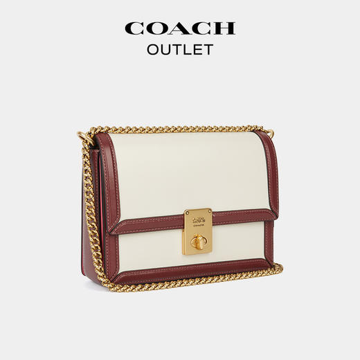 【自营】coach/蔻驰  女士拼色HUTTON单肩包 CJ391 B4CAH 商品图1