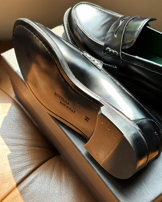 THS 8.19-限时 男鞋 BV家 进口开边珠牛皮乐福鞋 AZ334 商品图8