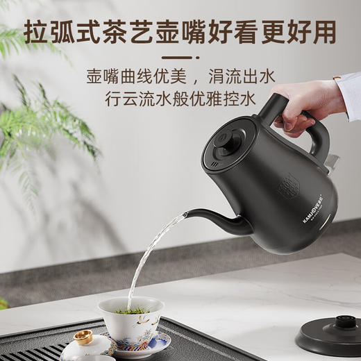 金灶（KAMJOVE）茶艺专用电热水壶长嘴烧水壶家用1.5L大容量电水壶开水壶 T-94 黑色 商品图2