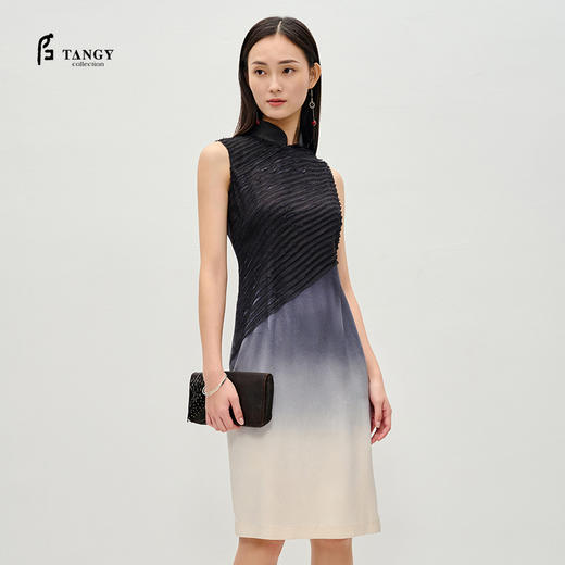 TANGY Collection天意高端精品商场同款国风女士连衣裙L51837 商品图0