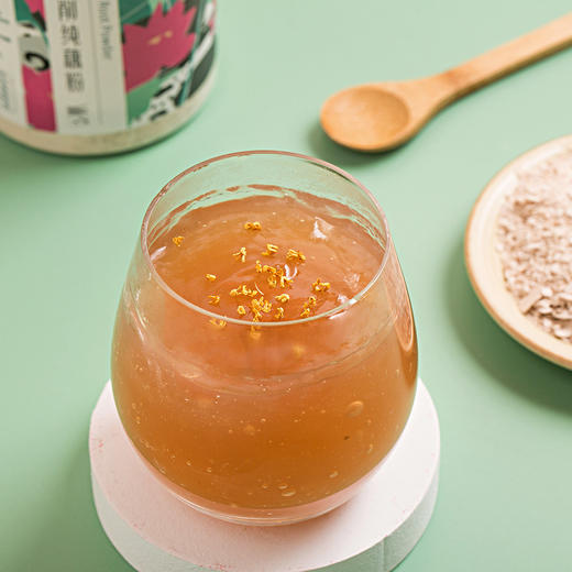 一米市集严选 刀削纯藕粉250g/罐 山塘红花鲜莲藕 香绵润滑 商品图1