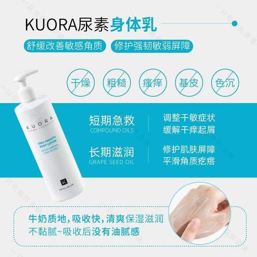 4楼Eubelle欧蓓 【到期日：2026.6.30】KUORA库尼尿素西班牙干敏皮身体乳400ml 女 吊牌价：189元 活动价：112元 商品图0