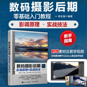 数码摄影后期影调原理与实战技法 PS摄影书籍数码单反ps摄影后期处理调色修图Camera Raw应用*基础入门学摄影