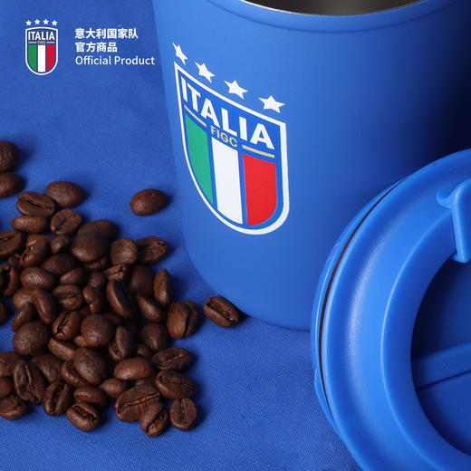 意大利国家队官方商品丨蓝色咖啡杯便捷随行杯保温保水杯冷简约 商品图1