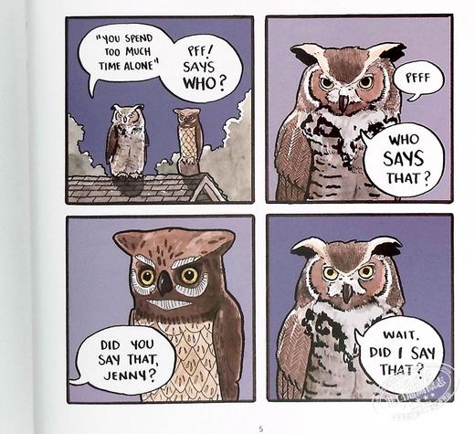 【中商原版】我能有什么坏心思呢 去码头整点薯条原著漫画 False Knees英文版 蠢萌小动物绘本漫画书 英文原版 Joshua Barkman 商品图5