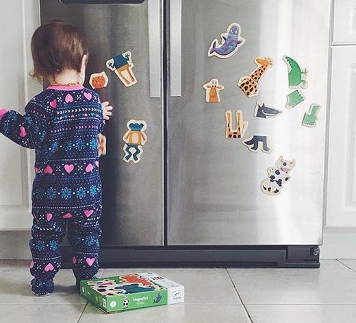 DJECO经典低幼，磁性木制拼图，冰箱贴拼图，动物拼图 商品图5