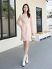 【Lucidy鲁思蒂】B4F丨粉色长袖连衣裙2023新款女春秋泡泡袖气质显瘦裙子(货号:LQ08BE38642) 商品缩略图2