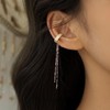 Oflye潮流饰品 长款流苏耳骨夹小众设计C形拼接耳夹无耳洞女个性耳挂 商品缩略图0