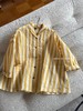 （5折）apuntob 黄条纹短风衣短外套 商品缩略图0