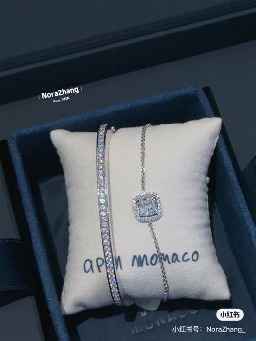 A948 @ PM 小方钻手链可调节银手链 商品图2