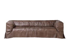 Gregory 三人沙发 | 皮布面料可选，详询客服