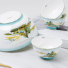 德铂Debo 绿水青山餐具套装 DEP-767 陶瓷碟碗勺盘32件套 商品缩略图4