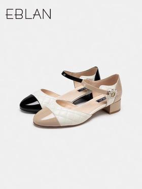 伊伴春季玛丽珍精致小香风单鞋B23203301