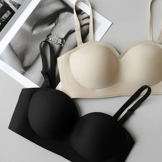 【97号款】女士防滑无肩带内衣三防两穿无痕文胸 商品图2