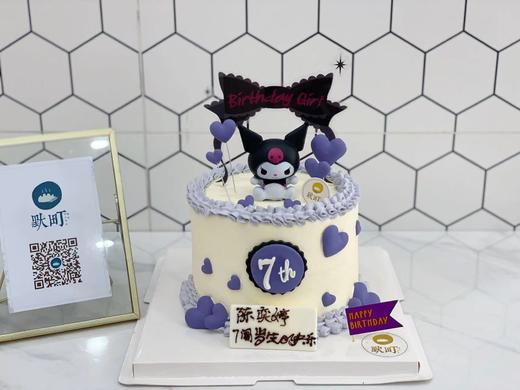 J款-卡通库洛米birthday girl造型蛋糕（英文周数请备注） 商品图0