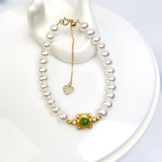 S925珍珠单圈-DIY方块白珠6+ 商品图0