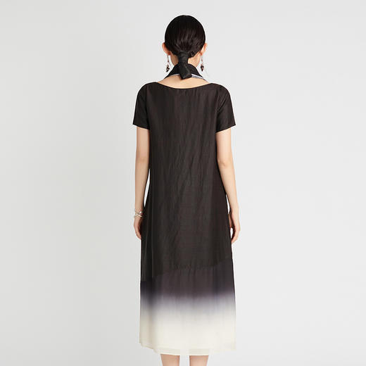 TANGY Collection天意高端吊染莨绸连衣裙L42824 商品图2