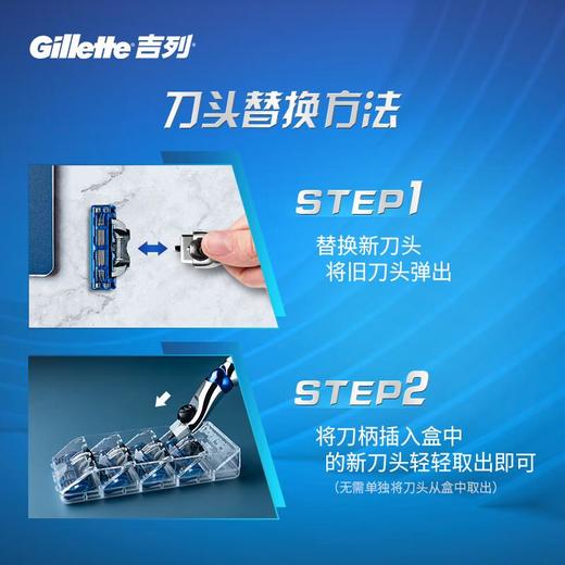 吉列锋速3突破1刀架2刀头1刀头盖旅行装 商品图3