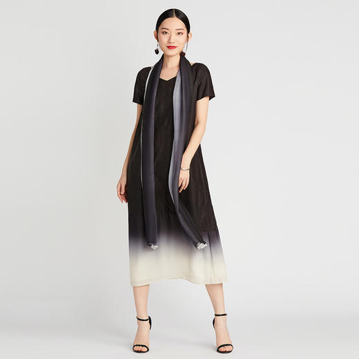 TANGY Collection天意高端吊染莨绸连衣裙L42824 商品图4