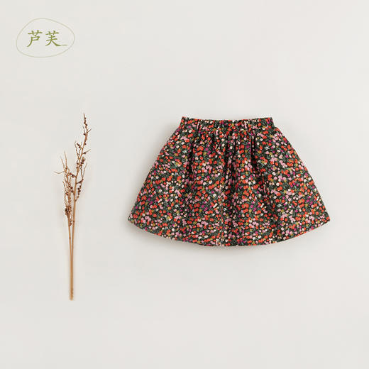 【马克珍妮 芦芙】秋装新款灯芯绒碎花纯棉A版半身裙231561 商品图1