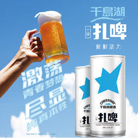 9°P千岛湖啤酒小罐扎啤1L*6罐