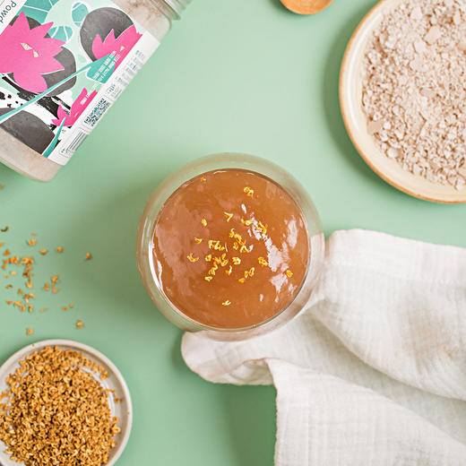 一米市集严选 刀削纯藕粉250g/罐 山塘红花鲜莲藕 香绵润滑 商品图3