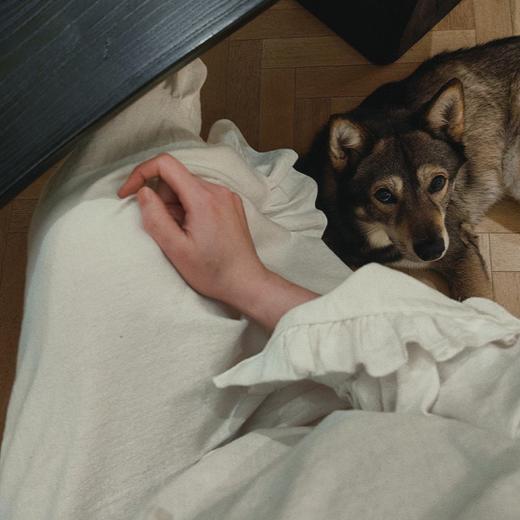 私服 家居服 睡袍 成为简奥斯汀同款 睡衣+睡裤套装/睡裙 可选 白色 商品图6