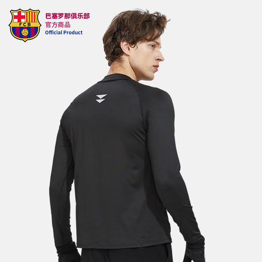 巴塞罗那俱乐部官方商品｜巴萨 黑色反光运动健身长袖压缩衣球迷 商品图4