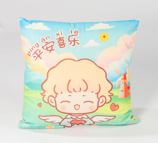 平安喜乐小天使抱枕，可爱风适合送姊妹，孩童。 商品图2
