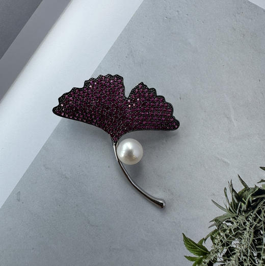 【清仓】甄珠贝 天然珍珠胸针 淡水合集 商品图1