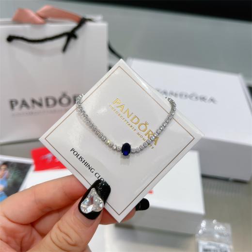 A950潘D拉闪耀Pavé密镶网球素链手链 商品图2