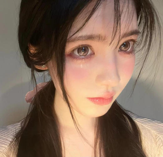 woolilens 半年抛美瞳   黑鸦粉邂逅 直径14.5mm着色13.8mm 商品图6