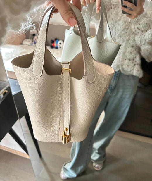 高定蜡线菜篮子奶昔白金扣 商品图3