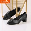 DD-女鞋高跟鞋新款浅口粗跟英伦时尚尖头职场工作女鞋 商品缩略图7