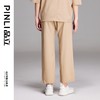 PINLI品立春季新款男装纯色宽松阔腿裤休闲长裤男B203117332 商品缩略图8