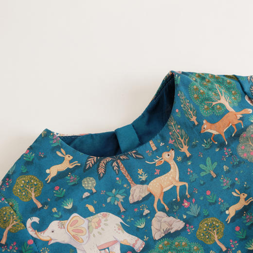 【马克珍妮 芦芙】秋装新款 动物涂鸦纯棉宽松衬衫 231599 商品图3