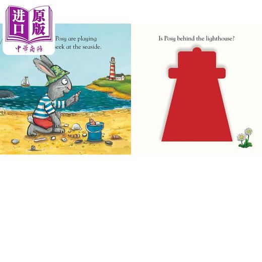 【中商原版】Pip and Posy 波西和皮普触摸翻翻书2册套装 在海滩At the Seaside 在花园In the Garden 纸板书儿童绘本 英文原版 进口图书 商品图2