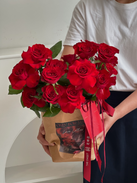 简单爱 浓郁红 · 花袋