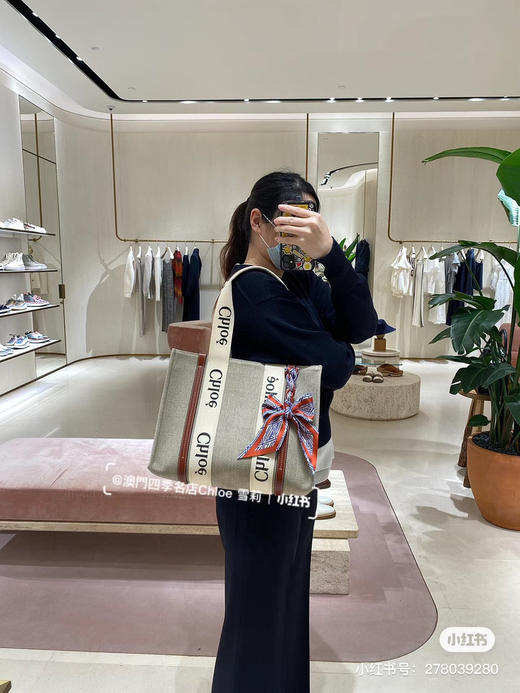 Chloe原单麻布woody 商品图3