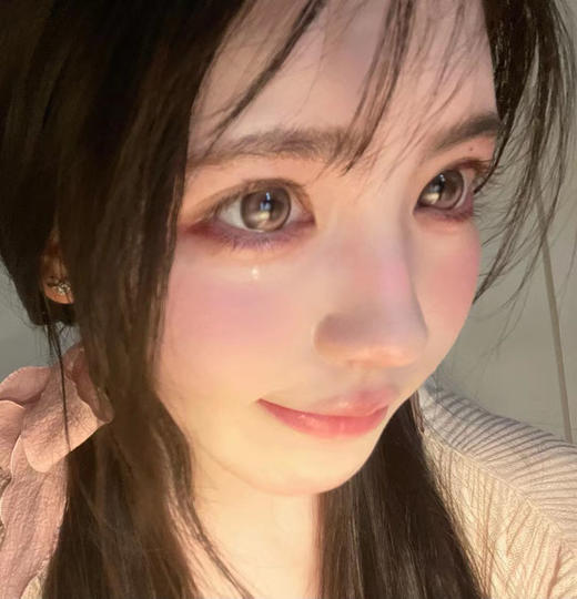 woolilens 半年抛美瞳   黑鸦粉邂逅 直径14.5mm着色13.8mm 商品图5