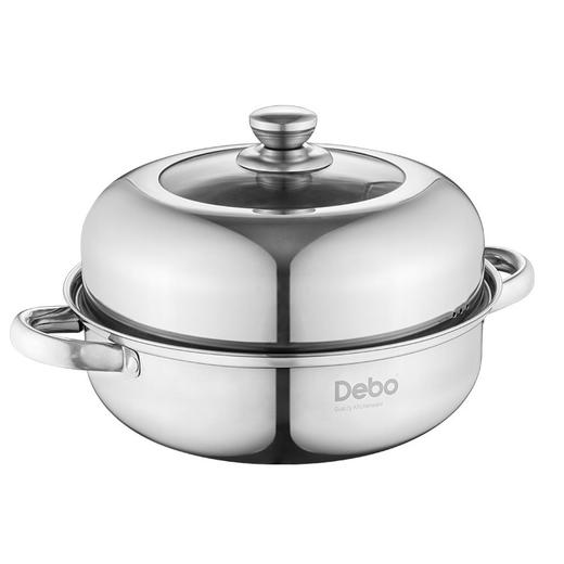 德铂Debo 柏林公爵汤蒸锅 DEP-04 26CM 不锈钢用锅 商品图0