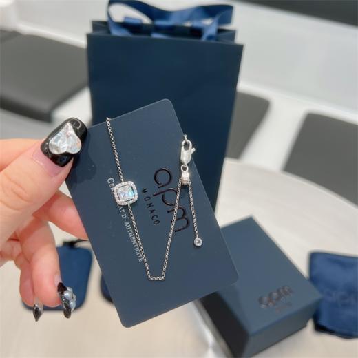 A948 @ PM 小方钻手链可调节银手链 商品图1